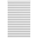 vidaXL Zebra rolgordijn 145x230 cm stofbreedte 140,9 cm, Verzenden, Nieuw, Grijs