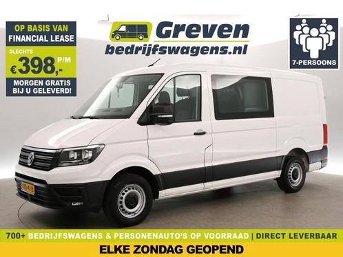 Volkswagen Crafter 35 2.0 TDI L3H2 7p Dubbele Cabine 140PK, Auto's, Bestelauto's, Te koop, Handgeschakeld, Financial lease, Diesel