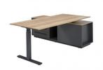 Pulse elektrisch zit-sta hoekbureau, 224x90/180cm, natuur..., Ophalen of Verzenden, Nieuw in verpakking
