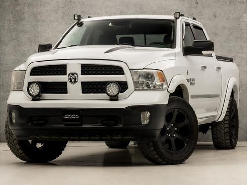 Dodge Ram 1500 5.7 V8 Crew Cab 57, Auto's, Bestelauto's, Onderhoudsboekje, Lease, Zwart, Automaat, Financial lease, Wit, Dodge