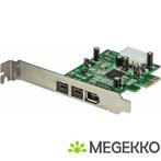 StarTech.com 3-poort 2b 1a 1394 PCI Express FireWire, Computers en Software, Netwerkkaarten, Verzenden, Nieuw, Startech