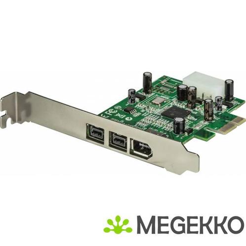 StarTech.com 3-poort 2b 1a 1394 PCI Express FireWire, Computers en Software, Netwerkkaarten, Nieuw, Verzenden