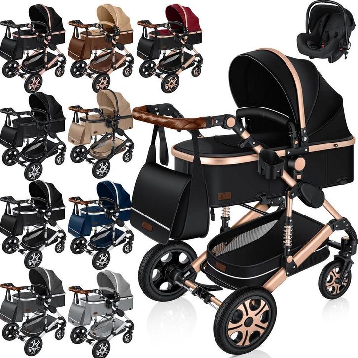 Kinderwagen 3 in 1 - Buggy - Wandelwagen - Kinderbuggy - Cha, Kinderen en Baby's, Kinderwagens en Combinaties, Zo goed als nieuw