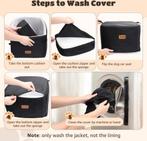 Hondenmand auto - Autostoel hond - 50x50x40cm - Zwart - Nobl, Dieren en Toebehoren, Verzenden, Zo goed als nieuw