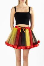 Tutu Zwart Geel Rood Petticoat L XL XXL Tule Rokje Rok Rode, Kleding | Dames, Carnavalskleding en Feestkleding, Carnaval, Maat 42/44 (L)