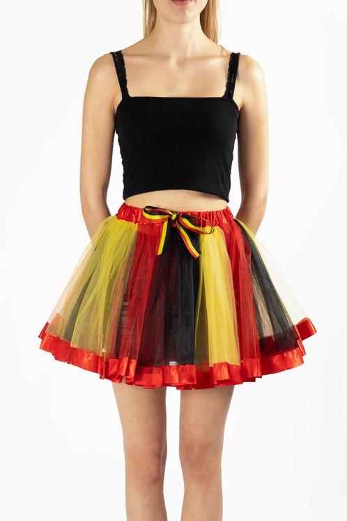 Tutu Zwart Geel Rood Petticoat L XL XXL Tule Rokje Rok Rode, Kleding | Dames, Carnavalskleding en Feestkleding, Kleding, Nieuw