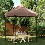 vidaXL Partytent inklapbaar pop-up 200x200x306 cm bruin, Verzenden, Nieuw, Partytent