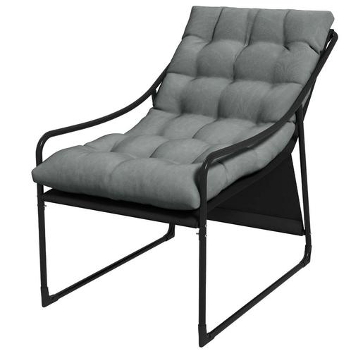 TRUUSK Tuinstoel Met Dik Zitkussen, Loungestoel Met Armleuni, Tuin en Terras, Overige Tuin en Terras, Nieuw, Verzenden