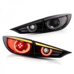 Achterlichten Mazda 3 14-18 LED Dynamisch Zwart, Ophalen of Verzenden, Nieuw