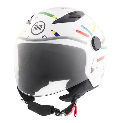 BHR 838 Kids - Kleurpotloden | kinderhelm | ECE 22.06, Motoren, Kleding | Motorhelmen, Kinderen, Nieuw met kaartje, Verzenden