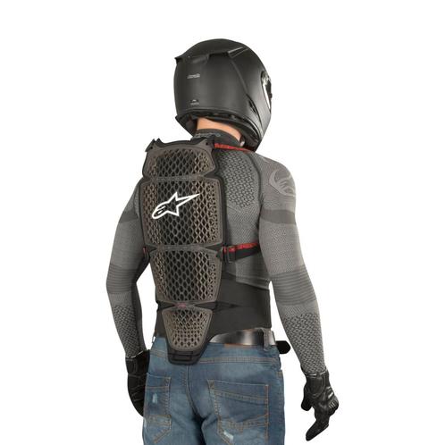 Rugbescherming Alpinestars Nucleon KR-Cell Smoke-Zwart-Rood, Motoren, Accessoires | Overige, Nieuw, Verzenden