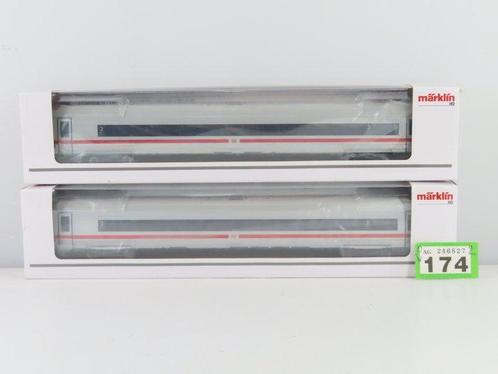 Märklin H0 - 43725 - Modeltrein personenwagen (2) - 2x, Hobby en Vrije tijd, Modeltreinen | H0