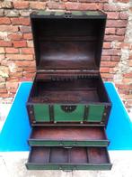 Opbergkoffer - Hout - vintage picknicktas
