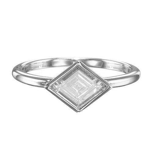 Statement ring - 18 karaat Witgoud - 0.73ct. tw. Diamant, Sieraden, Tassen en Uiterlijk, Antieke sieraden