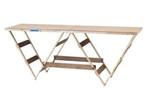 Veiling - Elma behangtafel hout 200x65cm, Huis en Inrichting