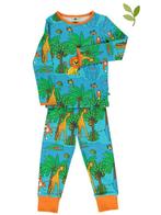 SALE -51% | Småfolk Pyjama Jungle turquoise/groen | OP=OP, Nieuw, Verzenden