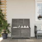 Tuinbox 99x49,5x58,5 cm massief vurenhout antracietkleurig, Verzenden, Nieuw