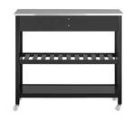 Zwarte Keukentrolley met RVS Blad – Lades & Planken, 100 cm, Huis en Inrichting, Verzenden, Nieuw