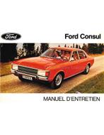1972 FORD CONSUL INSTRUCTIEBOEKJE FRANS, Auto diversen