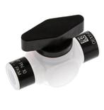 PFA 2-Weg Kogelkraan G 1/4 FKM Vacuüm, Verzenden, Nieuw