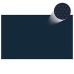 vidaXL Zwembadfolie solar drijvend 260x160 cm PE zwart en, Verzenden, Nieuw