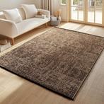 Wasbaar Vloerkleed | Space | Bruin | 240x340 cm, Huis en Inrichting, Stoffering | Tapijten en Kleden, Verzenden, Nieuw