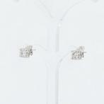 Zonder Minimumprijs - Oorbellen - 14 karaat Witgoud Diamant, Sieraden, Tassen en Uiterlijk, Oorbellen, Nieuw
