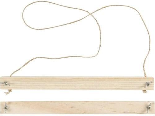 Posterhanger Set Grenen Rechthoek 25x2.2x2 cm, Hobby en Vrije tijd, Knutselen, Nieuw, Ophalen of Verzenden