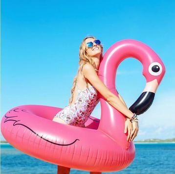 Opblaasbare flamingo zwemband, Opblaasflamingo zwemring BIG! beschikbaar voor biedingen