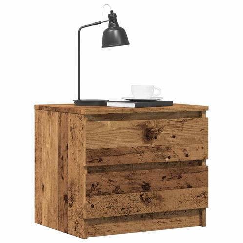 vidaXL Nachtkastje 50x40x43.5 cm bewerkt hout oud, Huis en Inrichting, Slaapkamer | Nachtkastjes, Nieuw, Hout, Verzenden