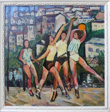 Kozik Victor Georgievich (1937) - Le ragazze che giocano - beschikbaar voor biedingen