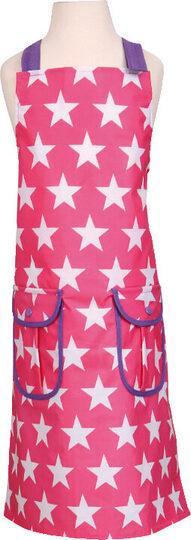 Kinderschort Star Pink katoen/pvc coating 65x45 cm, Zakelijke goederen, Horeca | Keukenapparatuur, Nieuw in verpakking, Verzenden