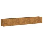 Roestig Staal Bloembak 280x40 | OP = OP | 40% Korting, Tuin en Terras, Bloembakken en Plantenbakken, 100 cm of meer, Nieuw, Ophalen of Verzenden