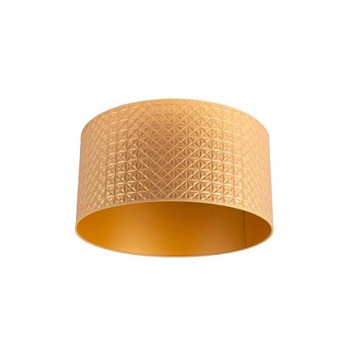 Lampenkap goud 50/50/25 triangle dessin, Huis en Inrichting, Lampen | Lampenkappen, Minder dan 25 cm, Overige vormen, Overige kleuren