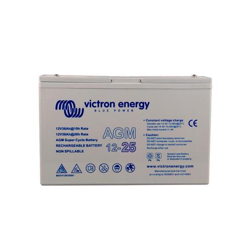 Victron 12V 25Ah (C20) AGM Super Cycle-accu M5 (Loodaccu), Audio, Tv en Foto, Accu's en Batterijen, Nieuw, Verzenden