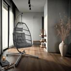 Hangstoel Ariane met standaard en kussens 160kg - donkergrij, Verzenden, Nieuw