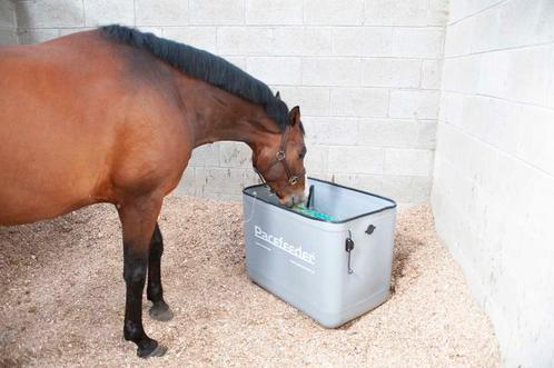 Pacefeeder rechthoekig grijs, paarden slowfeeder 60 mm, Dieren en Toebehoren, Paarden en Pony's | Verzorgingsproducten, Nieuw