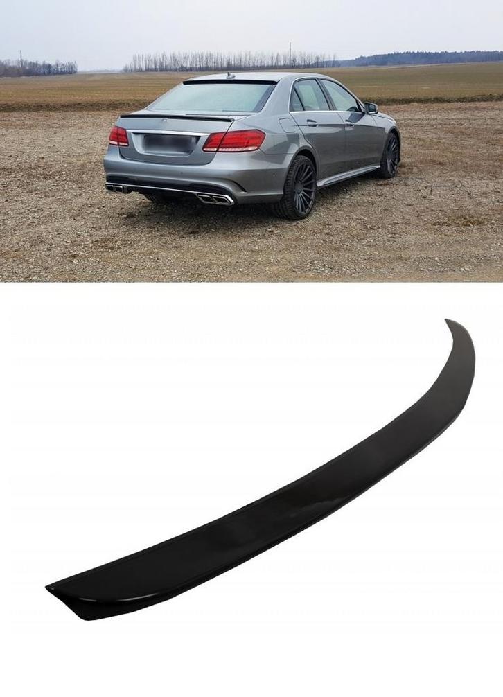Glans Zwart E63 AMG Look Achterklep spoiler lip voor Mercede, Auto diversen, Tuning en Styling, Ophalen of Verzenden