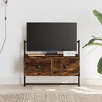 vidaXL Tv-meubel wandgemonteerd 60,5x30x51 cm hout gerookt, Huis en Inrichting, Verzenden, Nieuw, 50 tot 100 cm, Minder dan 100 cm