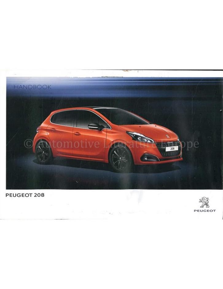 2015 PEUGEOT 208 INSTRUCTIEBOEKJE ENGELS, Auto diversen, Handleidingen en Instructieboekjes