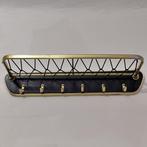 Kapstok - Aluminium, Hout - Mid Century kapstok, Antiek en Kunst