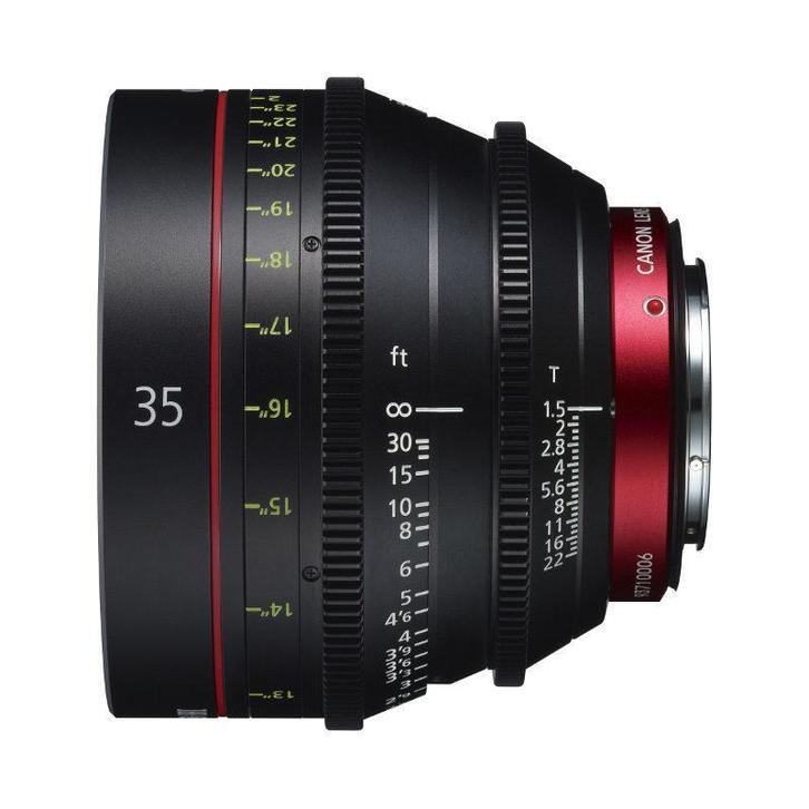 Canon CN-E 35mm T1.5 L F objectief - Tweedehands, Audio, Tv en Foto, Fotografie | Lenzen en Objectieven, Overige typen, Zo goed als nieuw