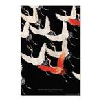 Poster Furisode With A Myriad Of Flying Cranes 61x91,5cm, Verzenden, Nieuw, A1 t/m A3