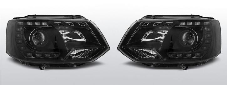Koplampen dagrijverlichting xenon look | Volkswagen T5 facel, Auto-onderdelen, Verlichting, Nieuw, Volkswagen, Verzenden