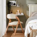 2dekans | SoBuy Houten Klapstoel met Gestoffeerde Zitting -, Ophalen of Verzenden, Zo goed als nieuw, Wit