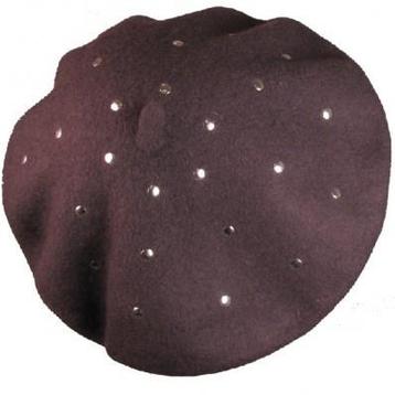 French Baret Falling Stars Purple. beschikbaar voor biedingen