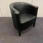 Design Moroso Rich fauteuil, van Antonio Citterio, zwart, Huis en Inrichting, Fauteuils, Gebruikt, Leer, Ophalen of Verzenden