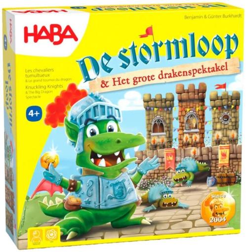 De Stormloop & Het Grote Drakenspektakel | Haba -, Hobby en Vrije tijd, Gezelschapsspellen | Bordspellen, Nieuw, Verzenden