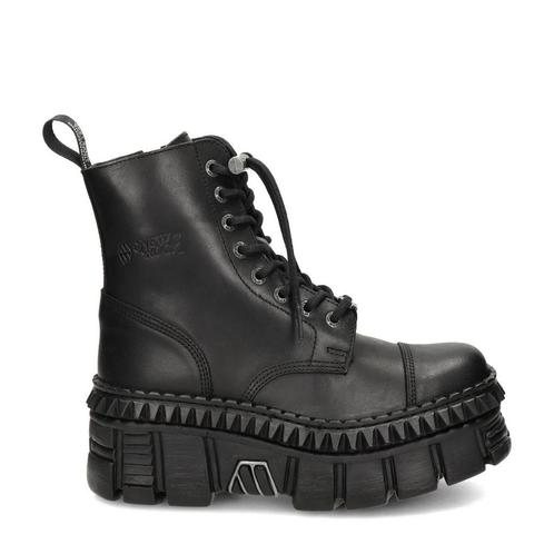 New Rock veterboots, Kleding | Dames, Schoenen, Zwart, Nieuw, Verzenden