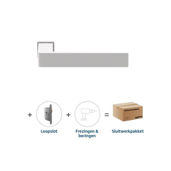 Skantrae Slimseriepakket loopslot 814 Squared 28 minimal, Doe-het-zelf en Verbouw, Hang- en Sluitwerk, Zo goed als nieuw, Ophalen of Verzenden